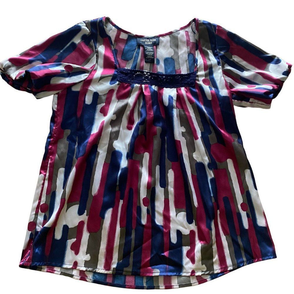 Canyon River Blues Flowy Top - Y2K - Size Small - NWT